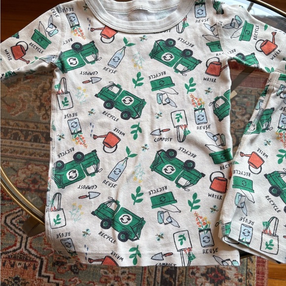 Hanna Andersson | Recycle Short John Pajama Set | 6-7 years - Picture 6 of 10
